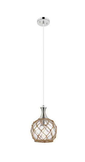 Ballston One Light Pendant in Polished Nickel (405|415-1P-PN-G122-8RB)