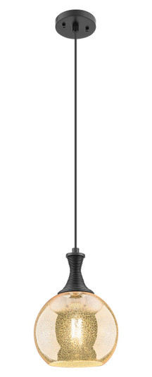 Ballston One Light Mini Pendant in Matte Black (405|415-1P-BK-G128-8)