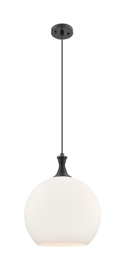 Ballston One Light Pendant in Matte Black (405|415-1P-BK-G121-14)