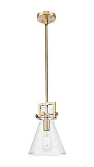 Downtown Urban One Light Mini Pendant in Champagne Bronze (405|411-1SS-CB-G411-8CL)