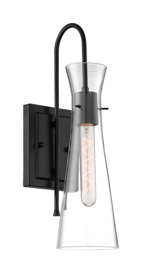 Bahari One Light Wall Sconce in Black (72|60-6877)