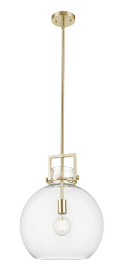 Downtown Urban One Light Pendant in Champagne Bronze (405|411-1SL-CB-G410-14CL)