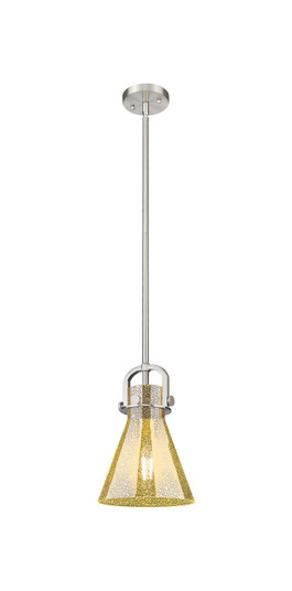 Downtown Urban One Light Mini Pendant in Satin Nickel (405|410-1SS-SN-G411-8ME)