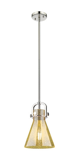 Downtown Urban One Light Mini Pendant in Polished Nickel (405|410-1SS-PN-G411-8ME)