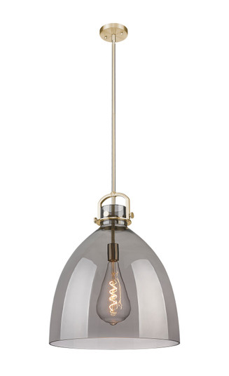 Downtown Urban One Light Pendant in Champagne Bronze (405|410-1SL-CB-G412-18SM)