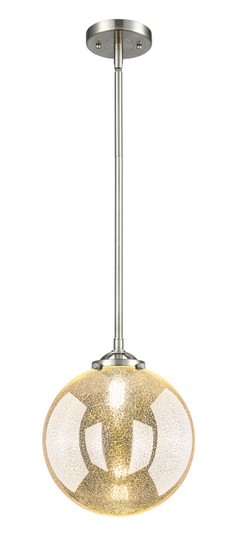 Nouveau One Light Mini Pendant in Brushed Satin Nickel (405|284-1S-SN-G208-10)