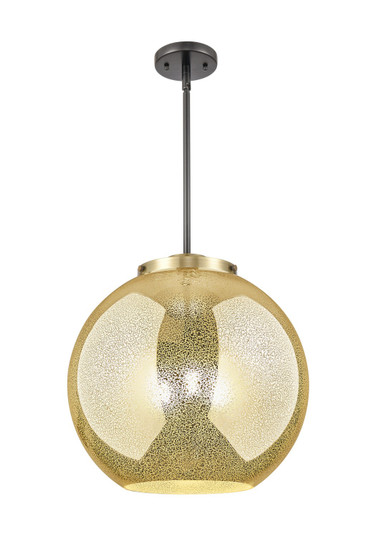 Essex Three Light Pendant in Black Antique Brass (405|221-3S-BAB-G128-16)