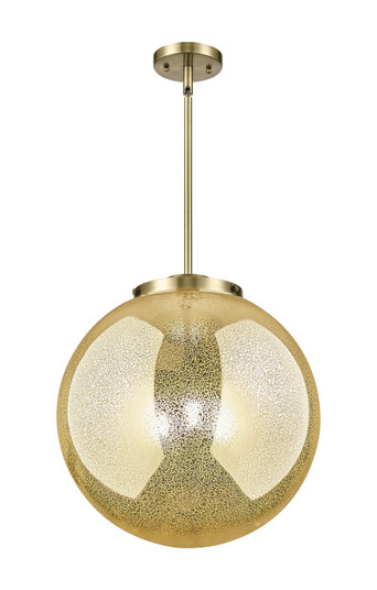 Essex Three Light Pendant in Antique Brass (405|221-3S-AB-G208-16)