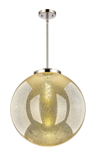 Essex One Light Pendant in Polished Nickel (405|221-1S-PN-G208-18)
