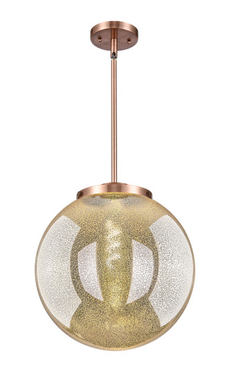 Essex One Light Pendant in Antique Copper (405|221-1S-AC-G208-14)