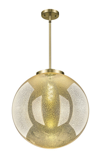 Essex One Light Pendant in Antique Brass (405|221-1S-AB-G208-18)