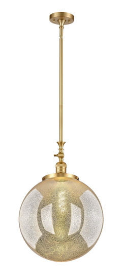 Franklin Restoration One Light Mini Pendant in Satin Gold (405|206-SG-G208-16)