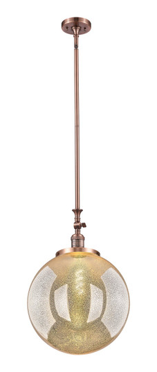 Franklin Restoration One Light Mini Pendant in Antique Copper (405|206-AC-G208-16)