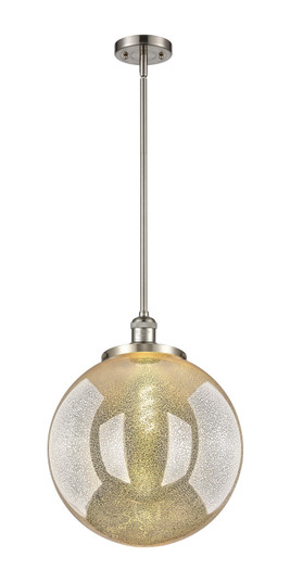 Franklin Restoration One Light Pendant in Brushed Satin Nickel (405|201S-SN-G208-16)