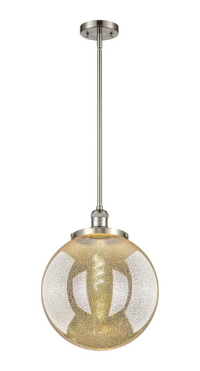 Franklin Restoration One Light Pendant in Brushed Satin Nickel (405|201S-SN-G208-14)