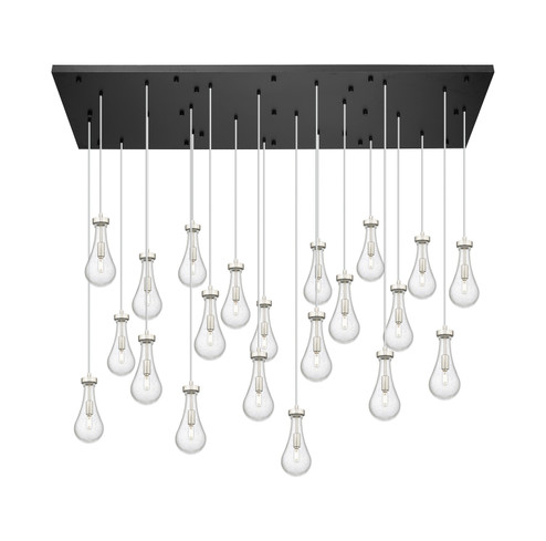 Downtown Urban 21 Light Pendant in Brushed Satin Nickel (405|172BK-451-1P-SN-G451-5SDY)