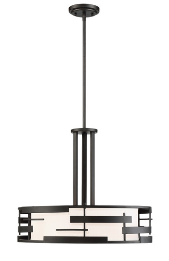 Lansing Three Light Pendant in Midnight Bronze (72|60-6435)