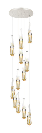 Downtown Urban 12 Light Pendant in Polished Nickel (405|126-452-1P-PN-G452-4ME)