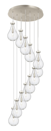 Downtown Urban 12 Light Pendant in Brushed Satin Nickel (405|126-451-1P-SN-G451-7SDY)
