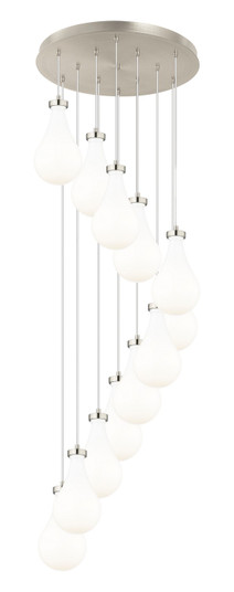 Downtown Urban 12 Light Pendant in Brushed Satin Nickel (405|126-451-1P-SN-G451-7GWH)