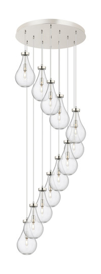 Downtown Urban 12 Light Pendant in Polished Nickel (405|126-451-1P-PN-G451-7CL)