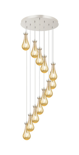 Downtown Urban 12 Light Pendant in Polished Nickel (405|126-451-1P-PN-G451-5ME)