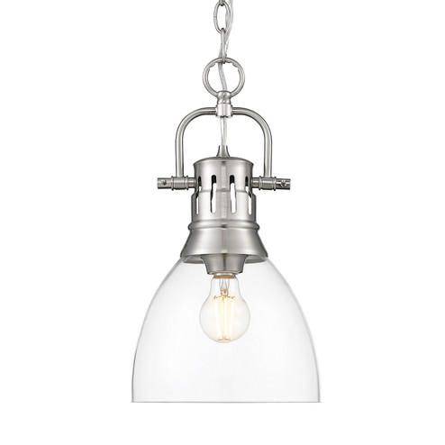 Duncan One Light Pendant in Pewter (62|3602-S PW-CLR)