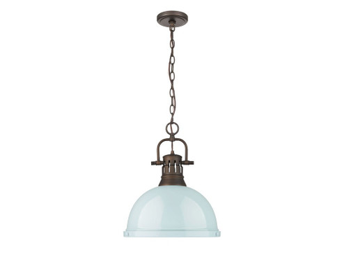 Duncan One Light Pendant in Rubbed Bronze (62|3602-L RBZ-SF)