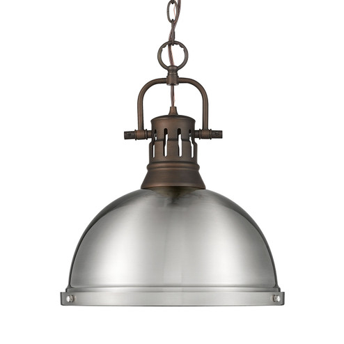 Duncan One Light Pendant in Rubbed Bronze (62|3602-L RBZ-PW)