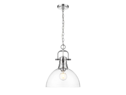 Duncan One Light Pendant in Chrome (62|3602-L CH-CLR)