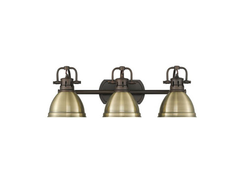 Duncan Three Light Vanity in Rubbed Bronze (62|3602-BA3 RBZ-AB)