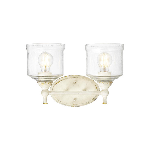 Keating Two Light Vanity in Antique Ivory (62|0806-BA2 AI-HWG)