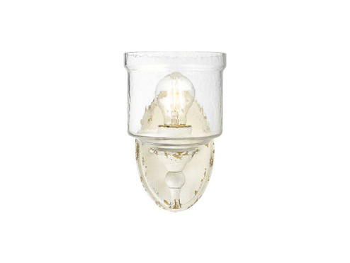 Keating One Light Wall Sconce in Antique Ivory (62|0806-1W AI-HWG)