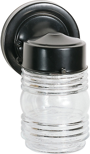 One Light Wall Lantern in Black (72|60-6111)