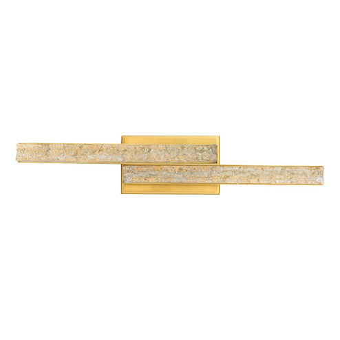 Stagger LED Vanity in Brass (401|1588W24-2-624)
