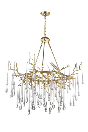 Anita 12 Light Chandelier in Gold Leaf (401|1094P43-12-620)
