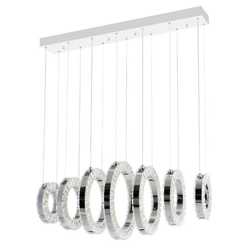Celina LED Chandelier in Chrome (401|1046P37-7-601-RC)