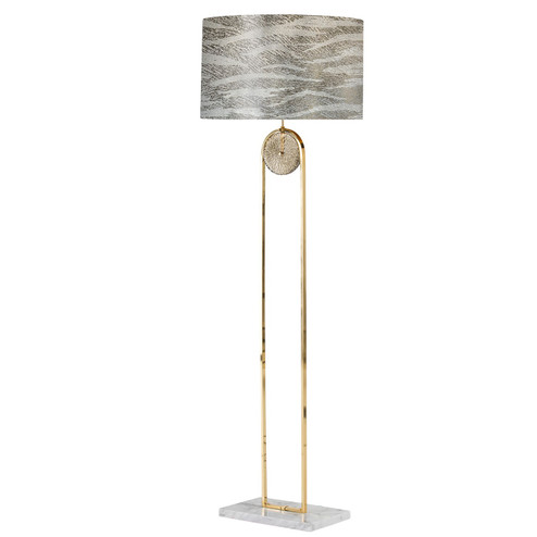 Mariner Luxury 73.25'' H Floor Lamp in Polished Brass (48|20260-1-67)