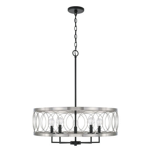 Madeline Four Light Pendant in Black Tie (65|AA1003BT)