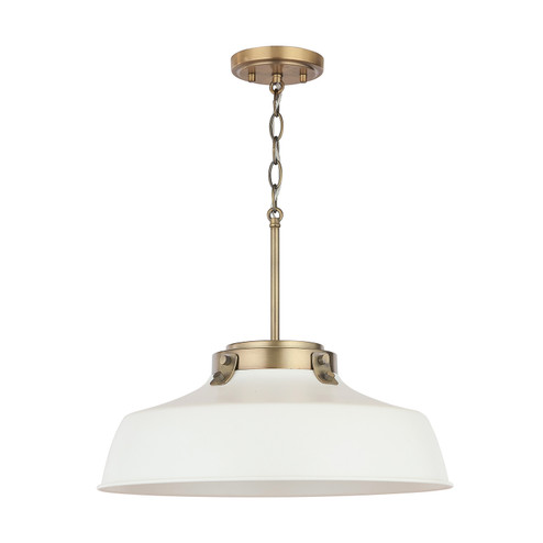 Oakwood One Light Pendant in Matte White (65|9D330A)