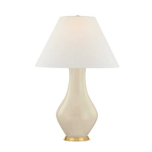 Hanslope One Light Table Lamp in Aged Brass (70|MDSL2700-AGB/CFM)