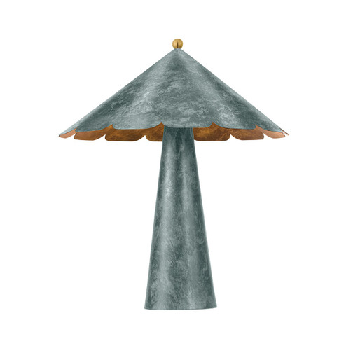 Folly Beach One Light Table Lamp in Verdigris (70|CBL7624-VER)