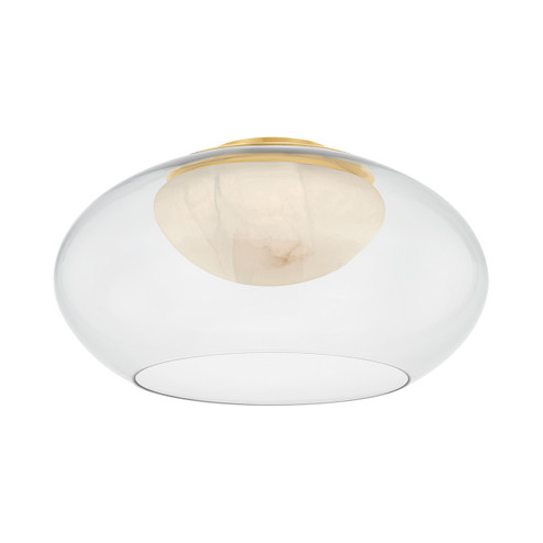 Moore LED Flush Mount in Aged Brass (70|9019-AGB)