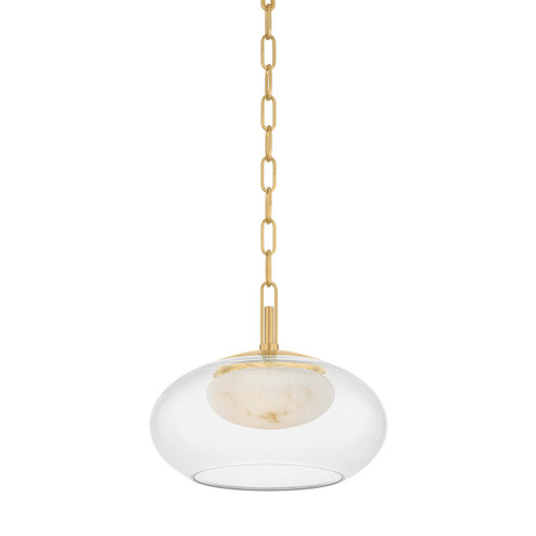 Moore LED Pendant in Aged Brass (70|9014-AGB)