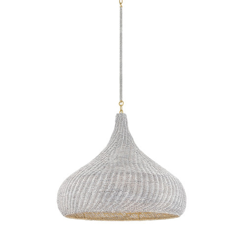 Hampstead One Light Pendant in Aged Brass (70|4828-AGB)