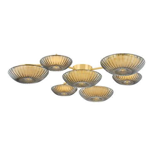 Birmingham LED Flush Mount in Vintage Polished Brass (68|512-52-VPB)
