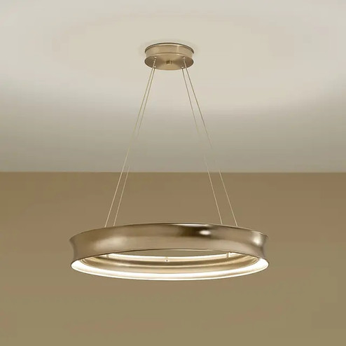 Larousse LED Chandelier in Champagne Bronze (12|52746CPZLED)