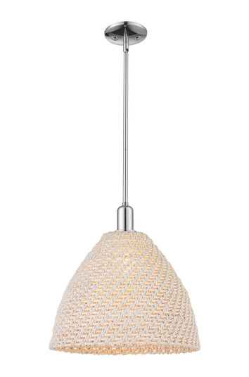 Arcadia One Light Mini Pendant in Polished Chrome (405|716-1S-PC-NBD-16-NAT)