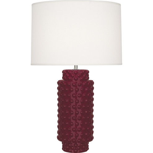 Dolly One Light Table Lamp in Sugar Plum Glazed Textured Ceramic (165|SM800)