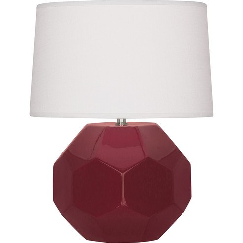 Franklin One Light Table Lamp in Sugar Plum Glazed Ceramic (165|SM01)